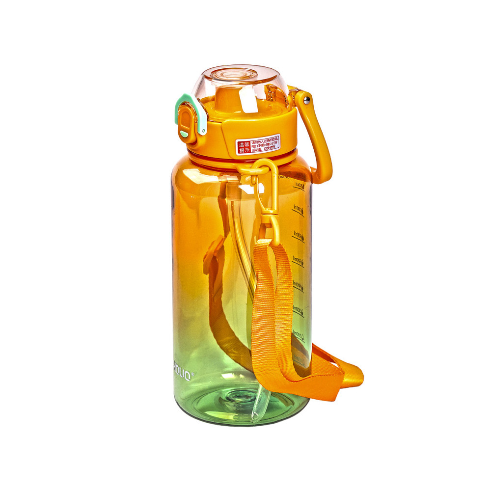 Yiwu Пляшка для води 1 л пляшечка з мундштуком помаранчева HP-14-31O Коломыя - изображение 3