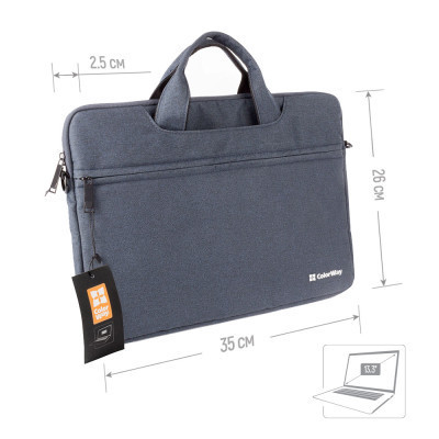 Сумка для ноутбука ColorWay 13.3" Casual Navy (CW-LBC133-NV) Вінниця - фото 5