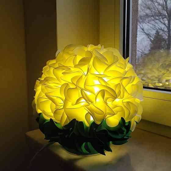 Світильник-нічник "Гортензія Шампань" Дніпро