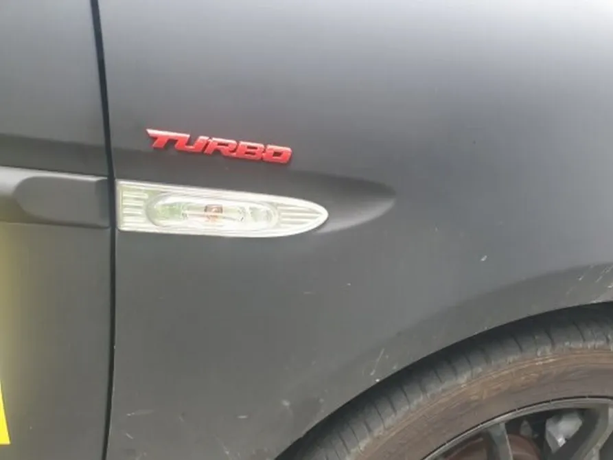 Наклейка Turbo Красная Металлическая турбо Киев - изображение 3