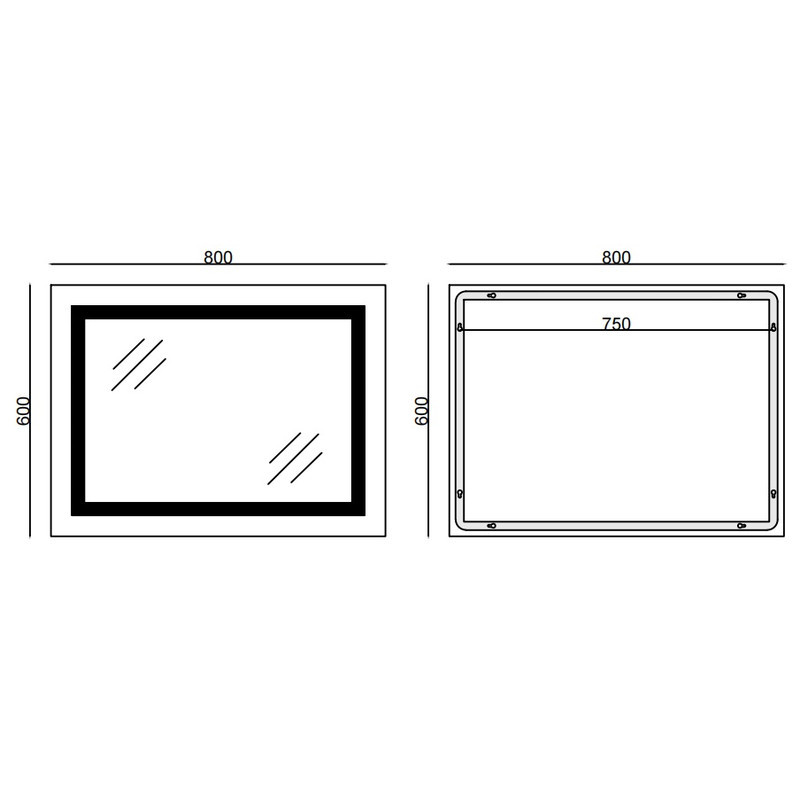 Дзеркало Mixxus Style MR03-80x60    ( MI6005 ) 30829 Харьков - изображение 13