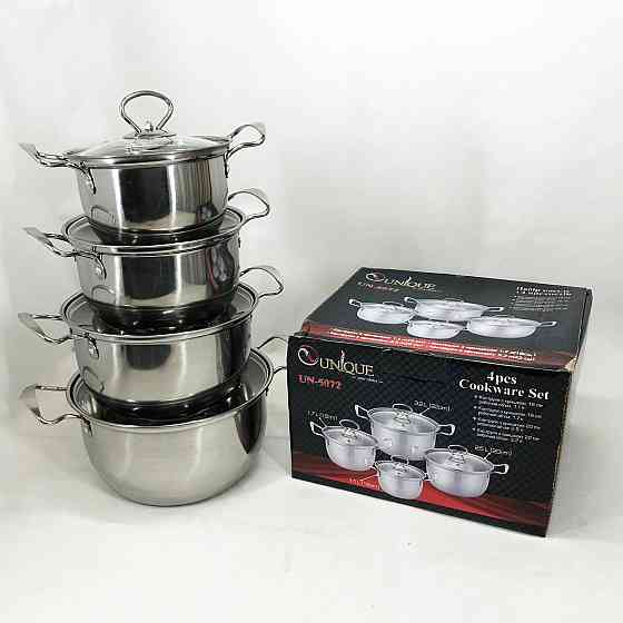 Гарний набір каструль з антипригарним покриттям, Набір посуду для електричних плит AF-32 Львів