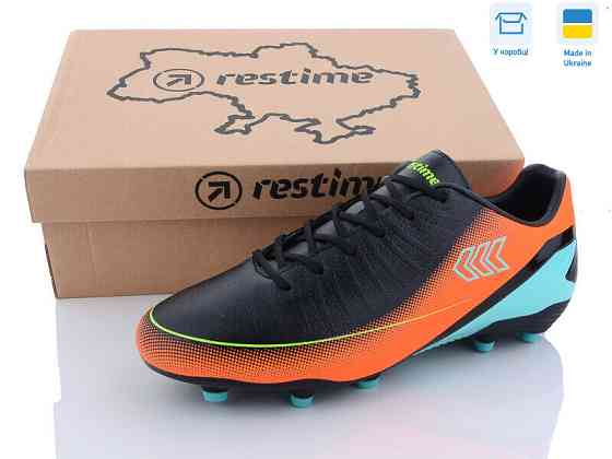 Бутси (копи) для футболу дорослі DM023027-2 black-orange р. 41-45 Вишнёвое