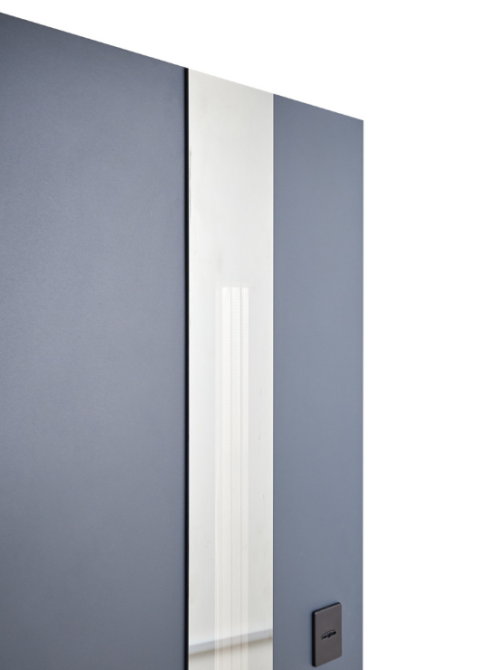 Входная дверь Abwehr Defender Nordi Glass RAL 7021T+Vinorit Белая 860*2050 мм Стильная входная дверь Киев - изображение 5