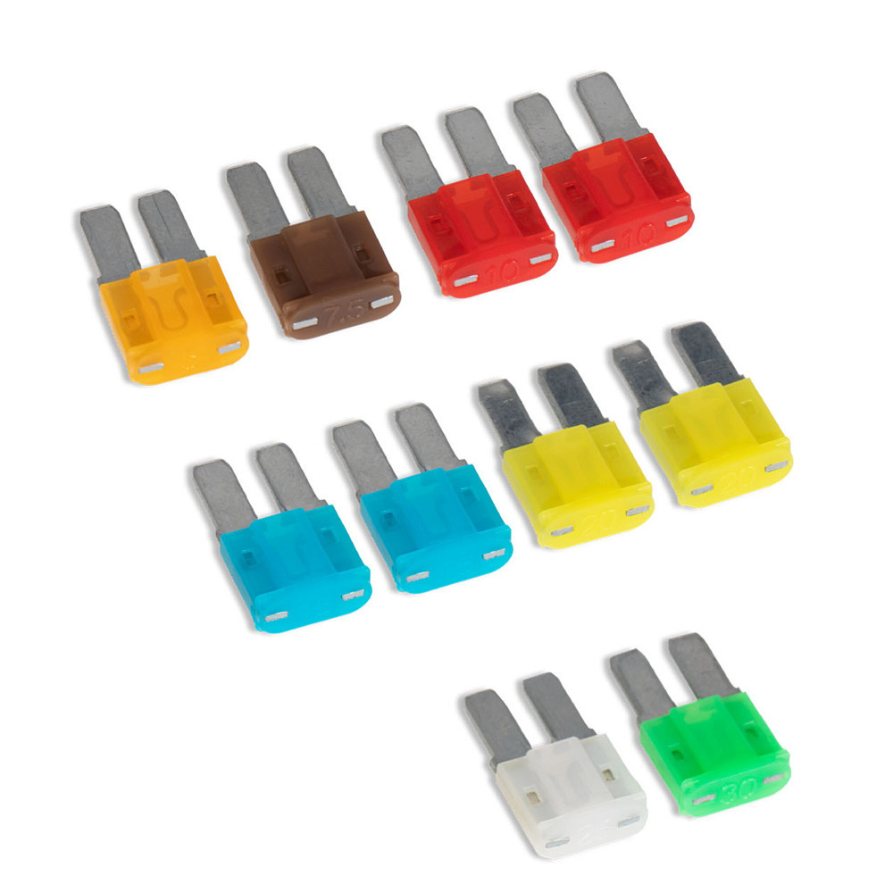 Набір запобіжників мікро (USA) 10шт плоскі (5-30А) "Sicherung Micro II" Alca, 679100 Київ - фото 2