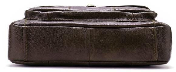 Сумка чоловіча шкіряна горизонтального типу Vintage 14798 Коричнева Київ - фото 3