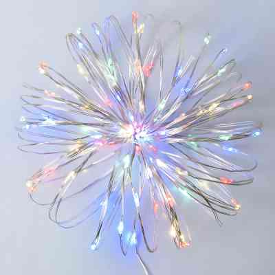 Гірлянда YES! Fun Нитка на мідному дроті 100 LED Різнокольорова 10 м Статична USB (975037) Вінниця