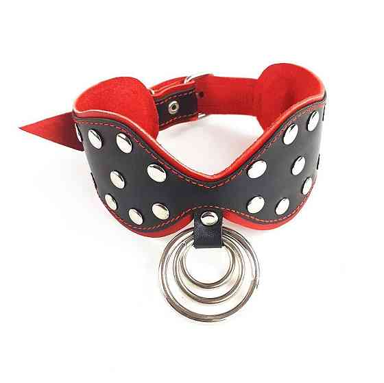 Нашийник з натуральної шкіри Art of Sex - Collar Butterfly Sex Aura Київ