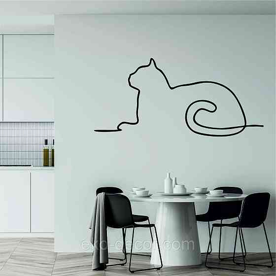 Декоративное настенное 3D Панно «Кот» Декор на стену с объемом Киев