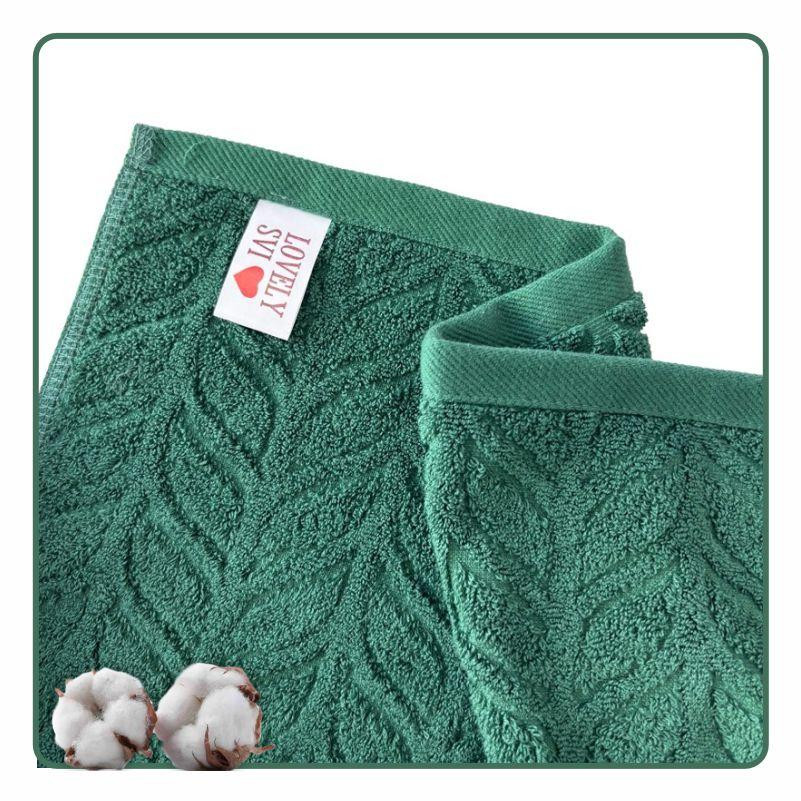 Полотенце банное Lovely Svi хлопок жаккардовое для ванной в подарочном пакете - 70 х 140   см Milano Зеленый Киев - изображение 2