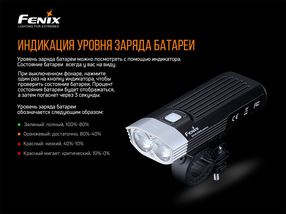 Велофара Fenix BC30 V2.0 Київ - фото 11