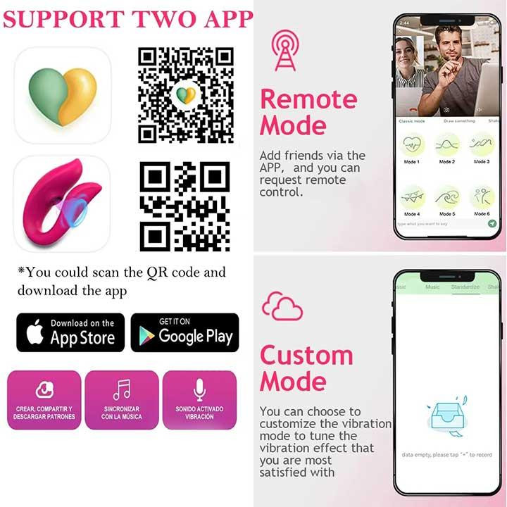 Вакуумний смарт-вібратор для пар Love Spouse фуксія Вінниця - фото 10