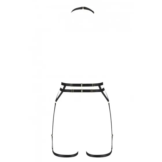 Портупея-стрепи з подвійним ремінцем Passion Exclusive DENIRA S/M, black Львов