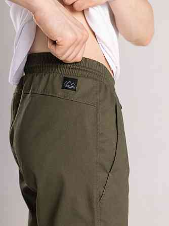 Котонові штани чоловічі весняні осінні хакі з кишенями Pobedov Step Київ