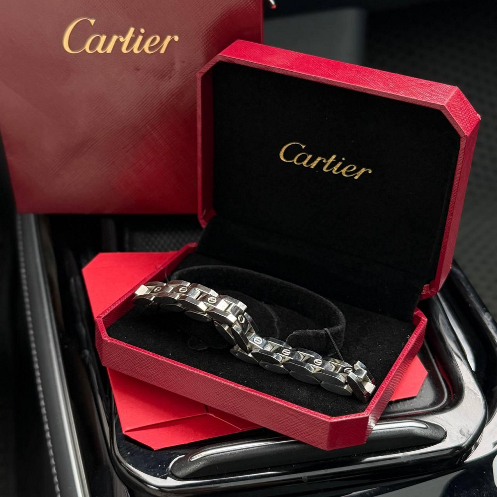 Мужской фирменный браслет Cartier (6110), фирменная упаковка Киев - изображение 2