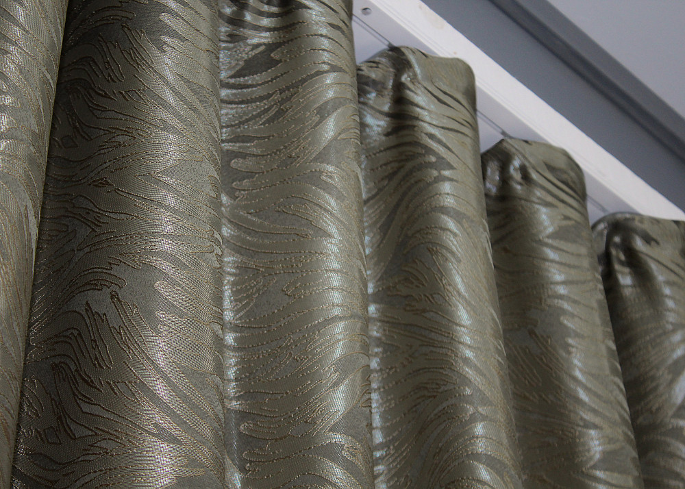 Комплект коротких штор VR-Textil Жакард Magic № 1607ш Капучино 145х170 см 2 шт (35-0246) Киев - изображение 8