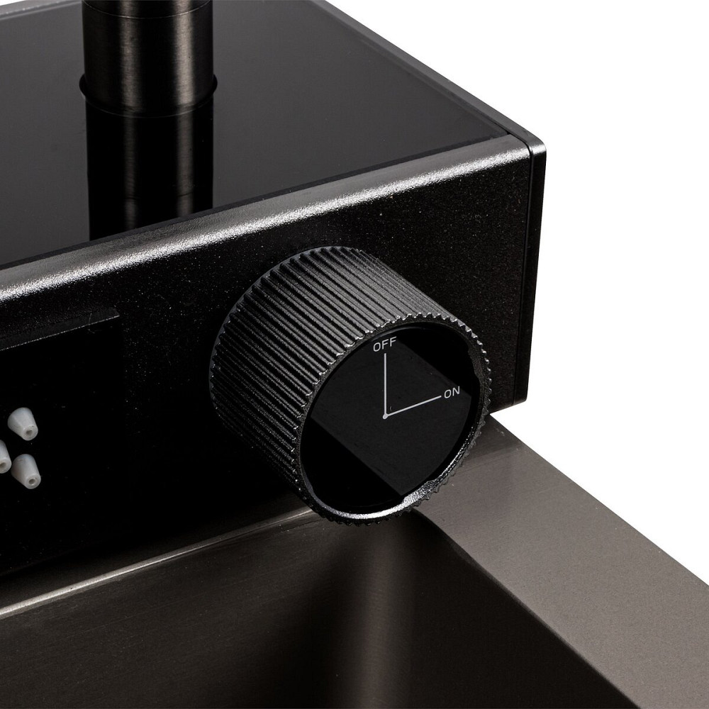 PLATINUM Кухонна мийка 75*46D PVD сіра Platinum Handmade "ВОДОСПАД" Киев - изображение 5