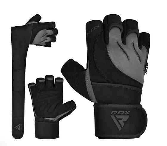 Рукавички для фітнесу RDX L4 Micro Gray/Black S Каменское