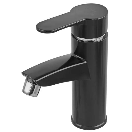 Змішувач для умивальника Plamix Sergio-001 Black    ( PM0030 ) 38003 Харків