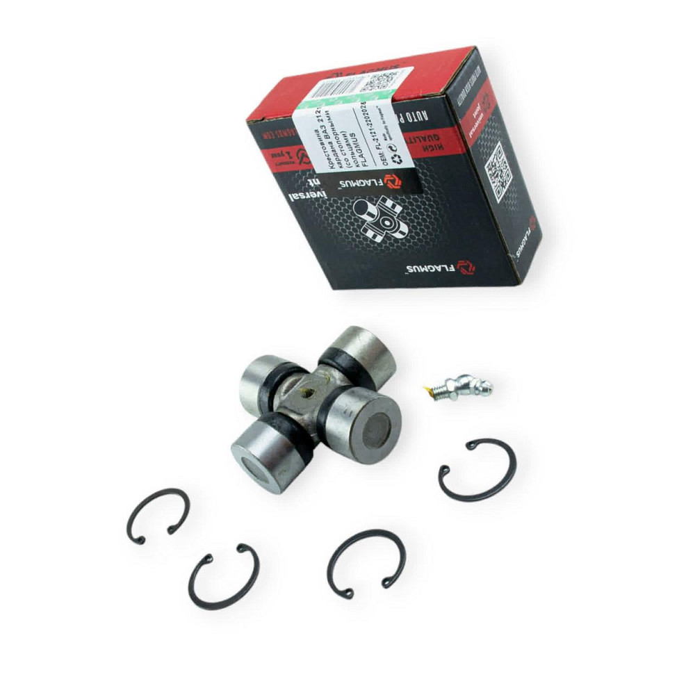 Крестовина вала 2121, 21213 с масленкой карданного Мукачево - изображение 1