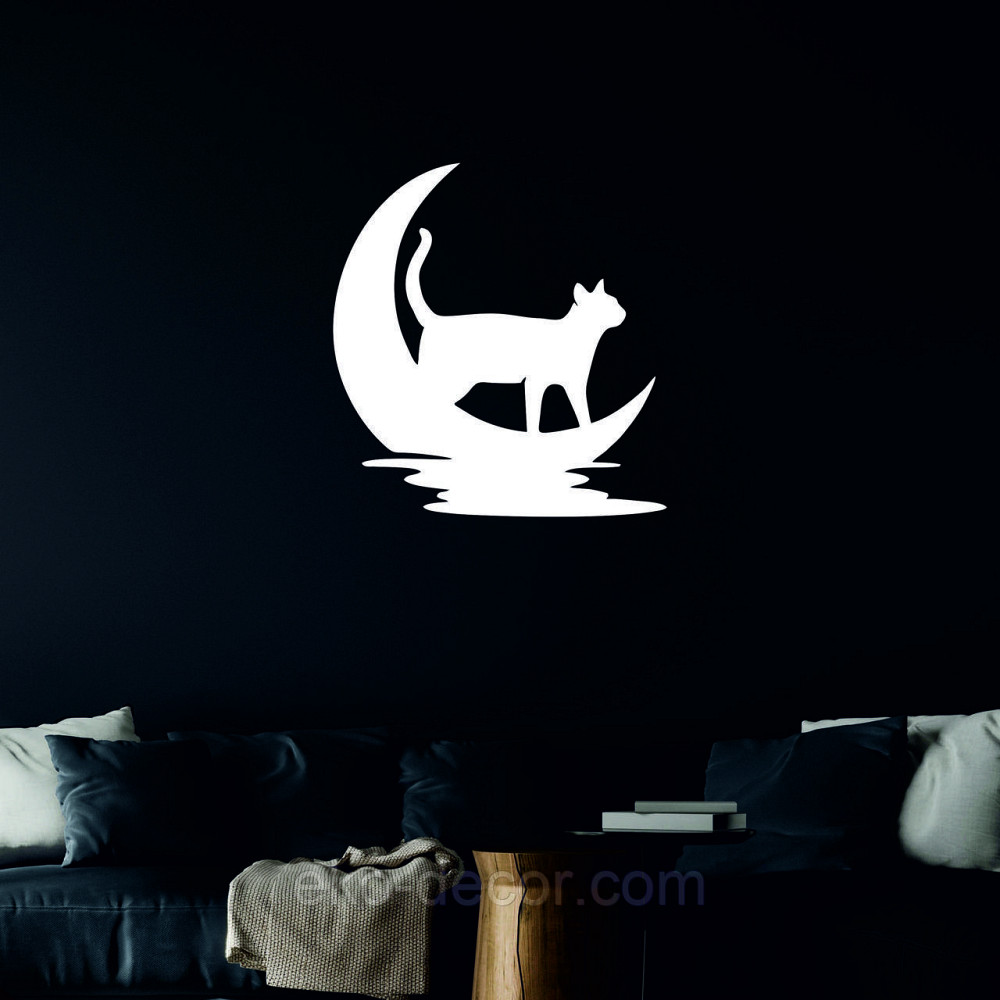 Декоративне настінне 3D Панно «Кіт» Декор на стіну з об'ємом Київ - фото 4