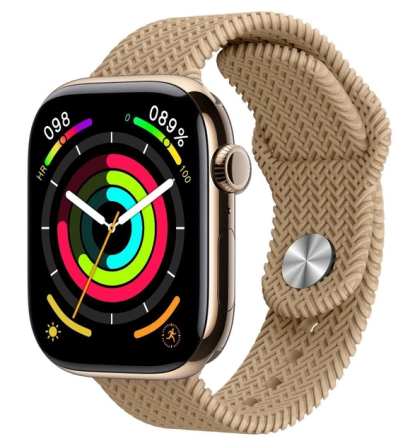 Умные смарт часы HK10 Pro Max Бежевый Винница