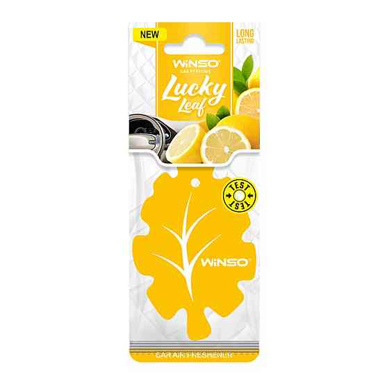 Освежитель воздуха WINSO Lucky Leaf, целлюлозный ароматизатор, Lemon Київ