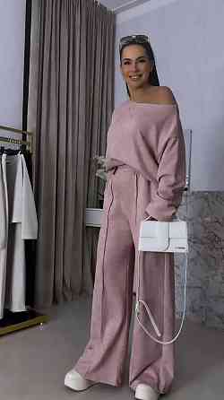 Женский прогулочный костюм двойка: кофта и штаны двунить Мокко, 42/46 Одесса