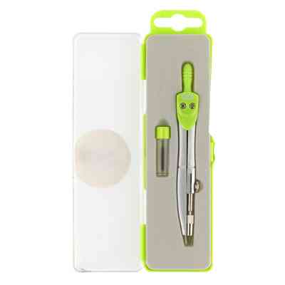 Циркуль ZiBi BASIS в пенале + запасной грифель, зеленый, KIDS Line (ZB.5302BS-04) Винница