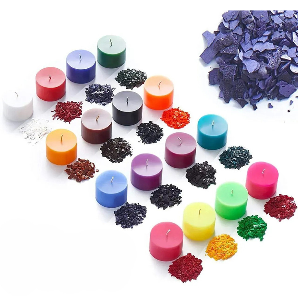 Барвник для виготовлення свічок SB-002, 16 кольорів по 2,8 грам Вінниця - фото 2