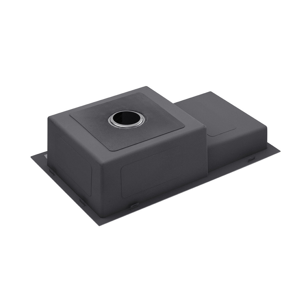 Кухонная мойка с нержавеющей стали Kroner KRP Schwarze - 78х48 RHM PVD (3/1 мм) черная Киев - изображение 10