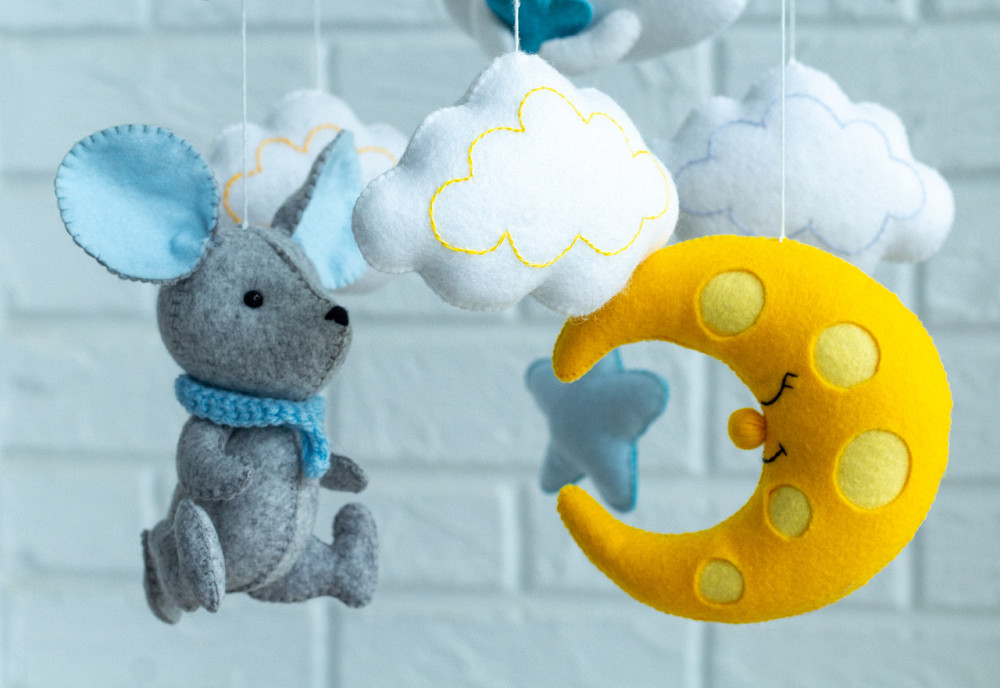 Мобіль на ліжечко для немовлят WoollyFox "Мишеня" Київ - фото 9