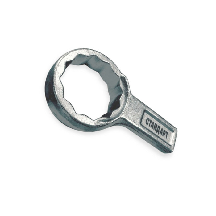 Ключ накидной односторонний коленчатый 41 мм Стандарт Мукачево - изображение 1