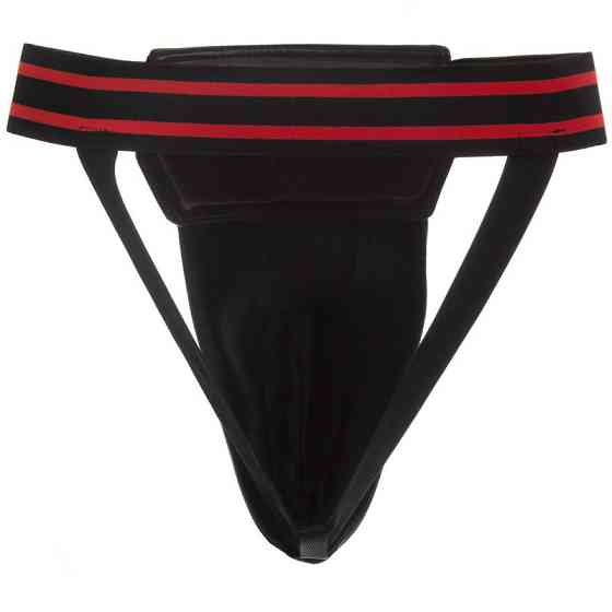 Защита паха мужская ZELART BO-1382 размер S-L черный-серебряный Защита для боевых искусств Киев