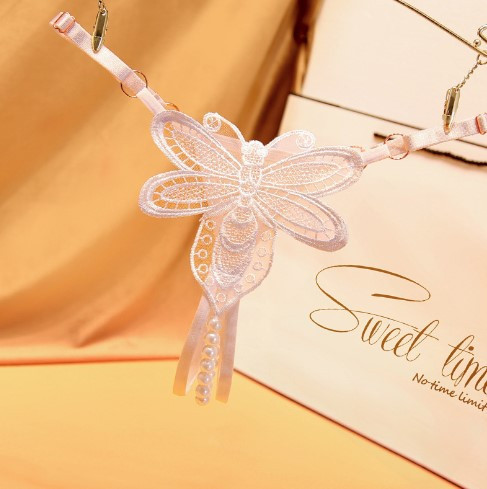 Трусики з намистинками білі "Бджілка" - розмір універсальний, регулюється Київ - фото 1