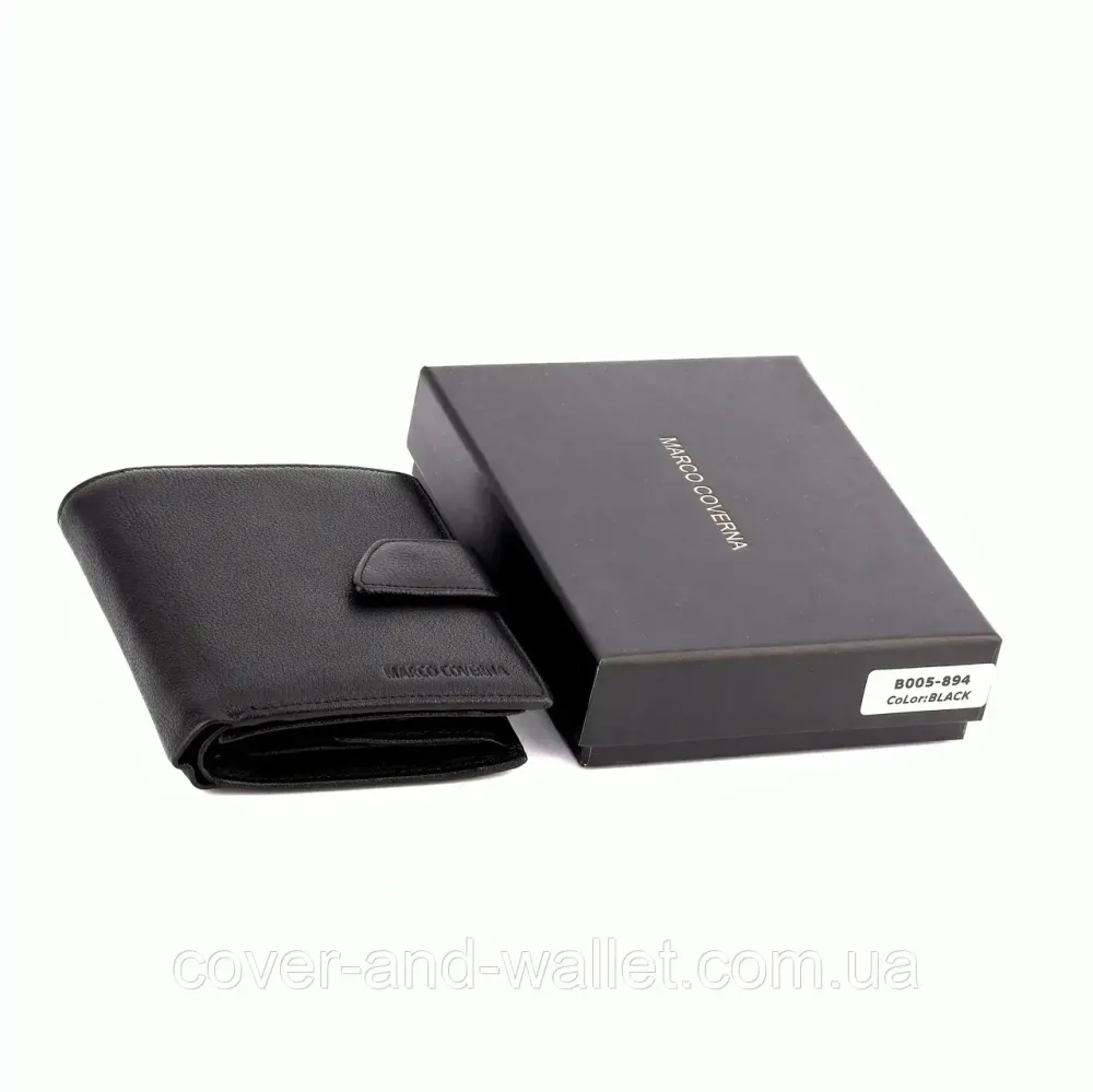 Чоловічий вертикальний гаманець для купюр і кредитних карток Marco Coverna MC B005-894 Київ - фото 8