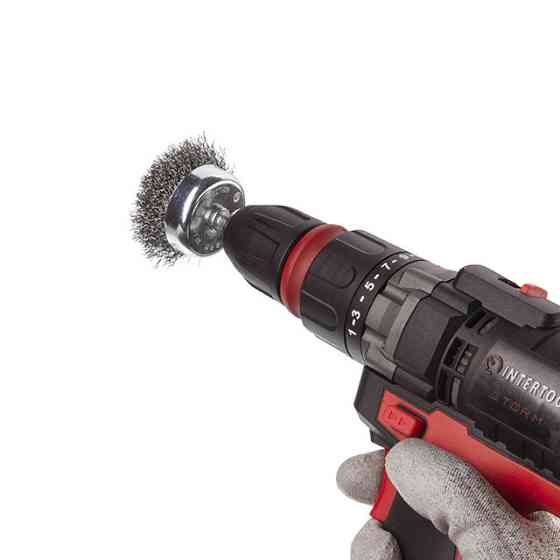 Набір щіток дротяних для дриля, 3 од. (50, 50, 30 мм) INTERTOOL BT-0300 Киев
