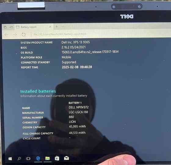 Ноутбук Dell XPS 13 / Процесор i5 / 8GB ОЗУ / 256 Гб /Windows 10 Pro. Київ
