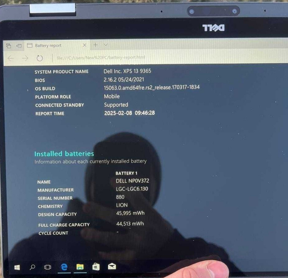 Ноутбук Dell XPS 13 / Процесор i5 / 8GB ОЗУ / 256 Гб /Windows 10 Pro. Киев - изображение 2