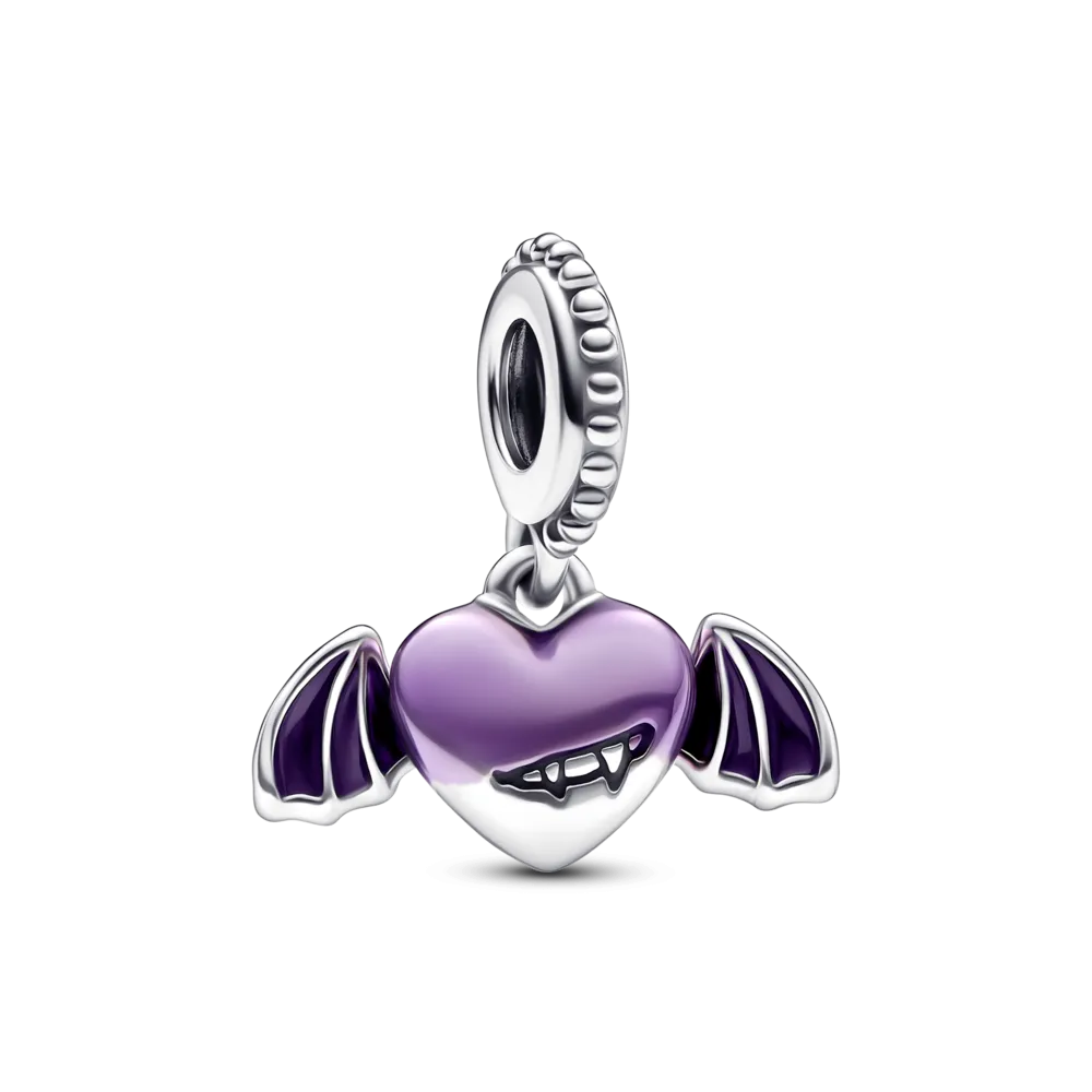 Срібна намистина   для браслета Пандора  "Крилате серце вампіра" 792290C01 MasterSem Київ - фото 1