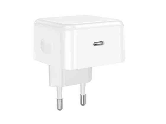 Мережевий зарядний пристрій PD Type-C C161A 3A/PD40W/QC3.0 білий ТМ HOCO Київ