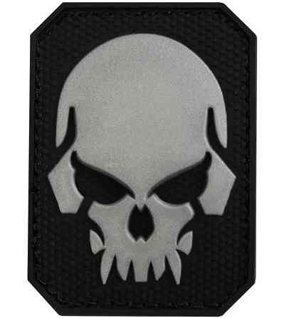 Шеврон 3D PVC на липучке Mil-Tec 16832002 “Skull