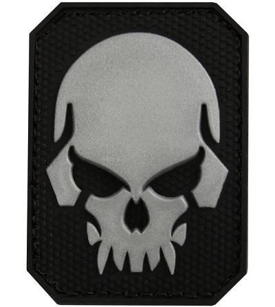 Шеврон 3D PVC на липучке Mil-Tec 16832002 “Skull