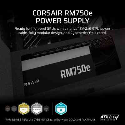 Блок живлення Corsair 750W RM750e (CP-9020295-EU) Вінниця