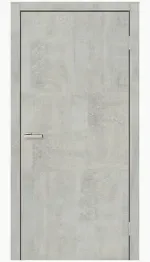 Міжкімнатні двері Оміс Глухе гладке Цемент 600х2000 мм Київ - фото 1