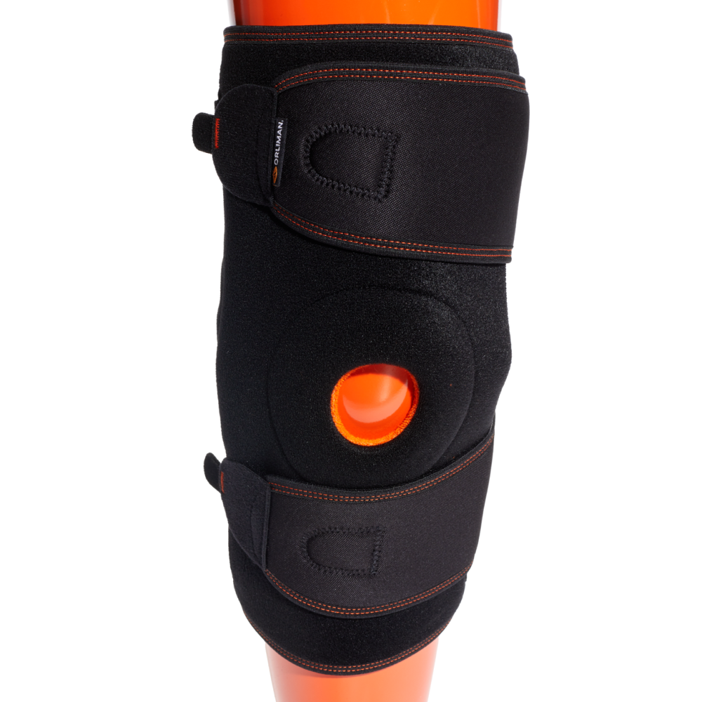 3-Tex роз'ємний наколінник з бічними вставками та поліцентричним шарніром Orliman 7120 Дніпро - фото 4