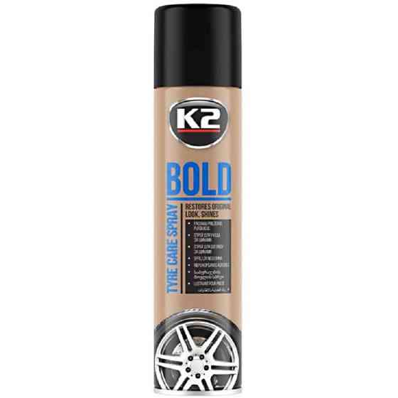 Очисник шин K2 Bold Spray аерозоль 600мл Львів