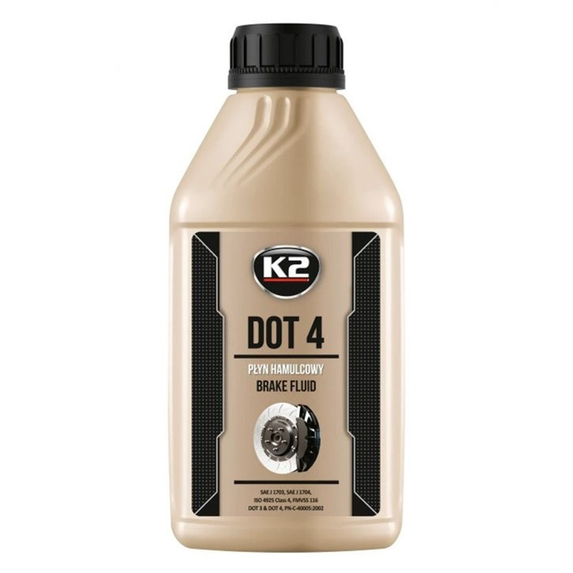 Гальмівна рідина K2 Turbo Brake Fluid DOT 4 250мл Львів - фото 1