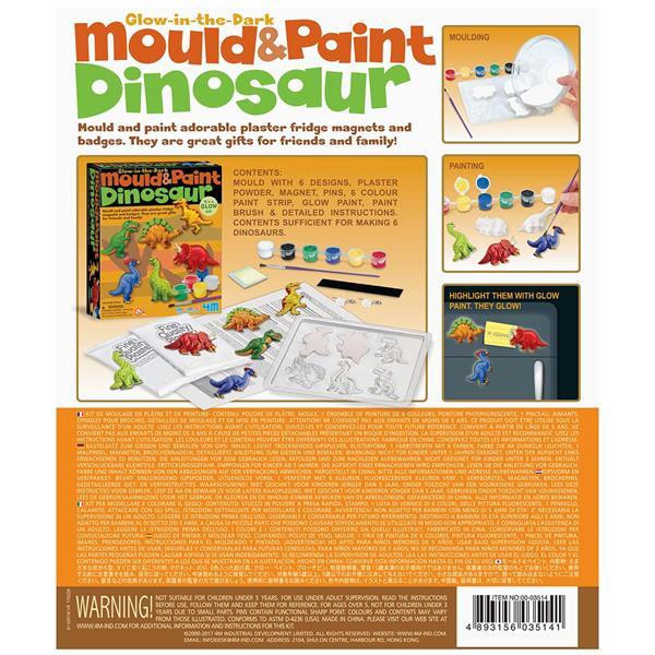 Набор для создания магнитов из гипса 4M Динозавры (00-03514) Харьков - изображение 19