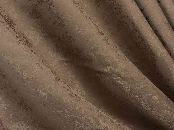 Комплект готових штор VR-Textil Жакард Мармур Al1 № 660ш Коричневий 150х285 см 2 шт (33-0134) Київ